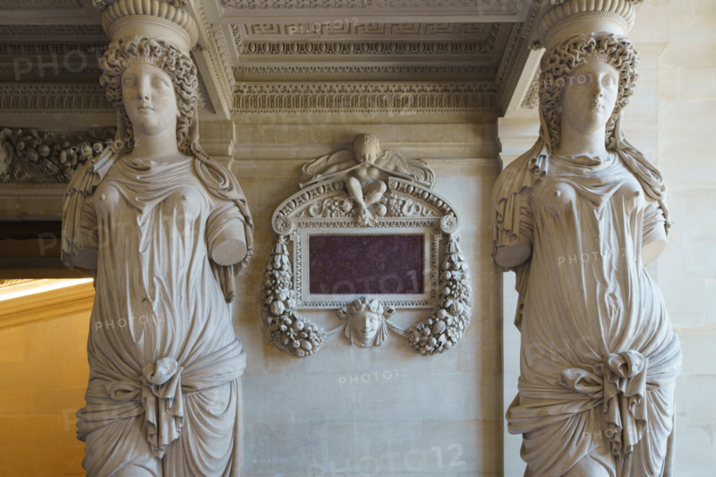 Paris, Louvre Museum, the Salle des Cariatides