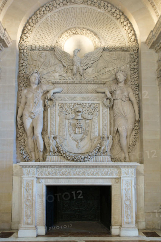 Paris, Louvre Museum, the Salle des Cariatides