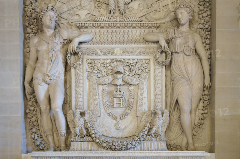 Paris, Louvre Museum, the Salle des Cariatides