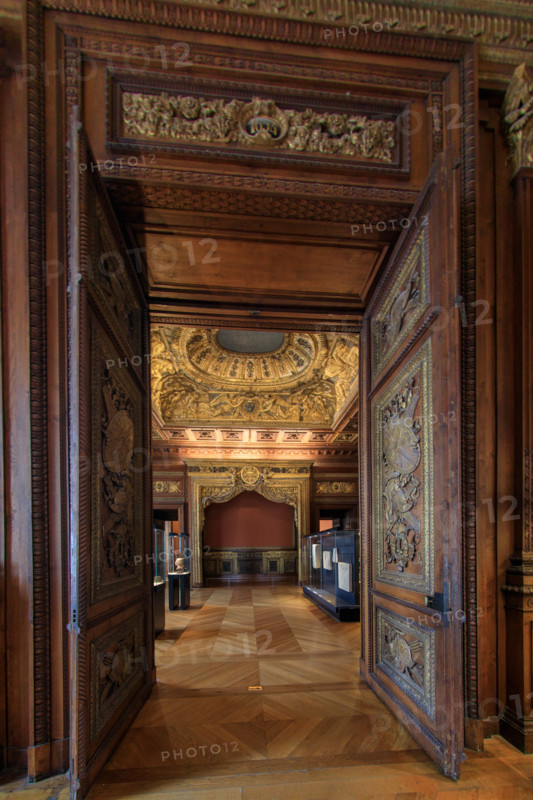 Paris, Louvre Museum, bedroom of King Louis XIV