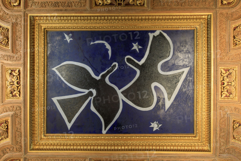 Paris, Louvre Museum, "The Birds" by Georges Braque