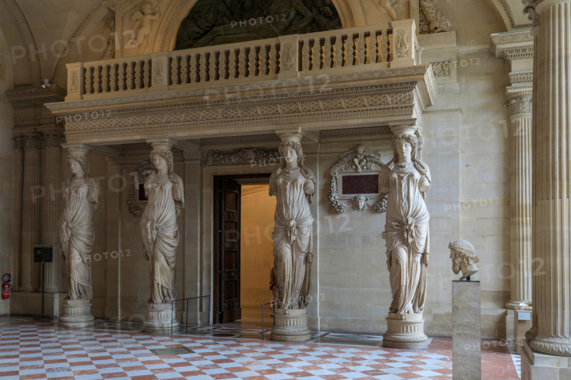 Paris, Louvre Museum, the Salle des Cariatides