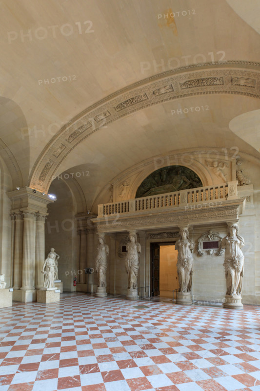 Paris, Louvre Museum, the Salle des Cariatides