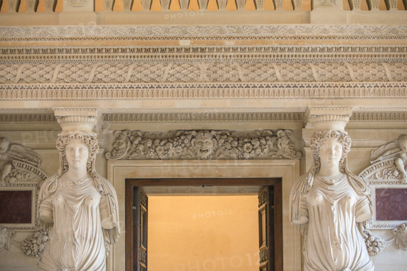 Paris, Louvre Museum, the Salle des Cariatides