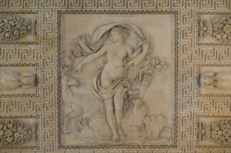 Paris, Louvre Museum, the Salle des Cariatides