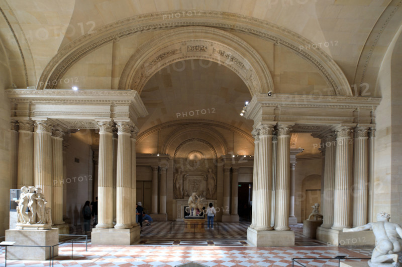 Paris, Louvre Museum, the Salle des Cariatides