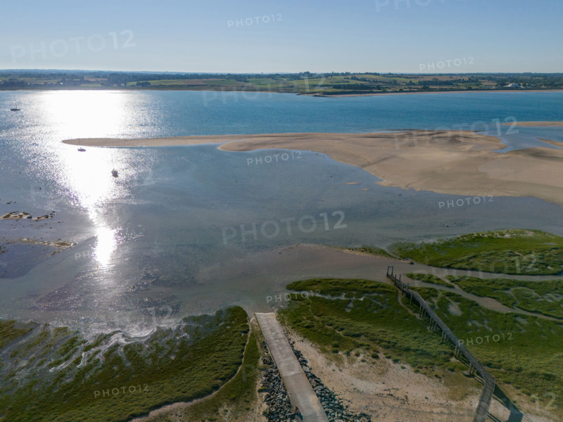 france, region Normandie, Manche, cotentin, Agon coutainville, pointe d'Agon,