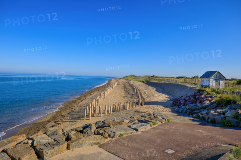 france, region Normandie, Manche, cotentin, Agon coutainville,, plage de la Poulette, babine,