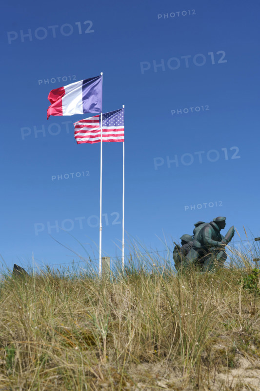 france, region Normandie, Manche, cotentin, plages du debarquement, Sainte-Marie du Mont,  Utah Beach,