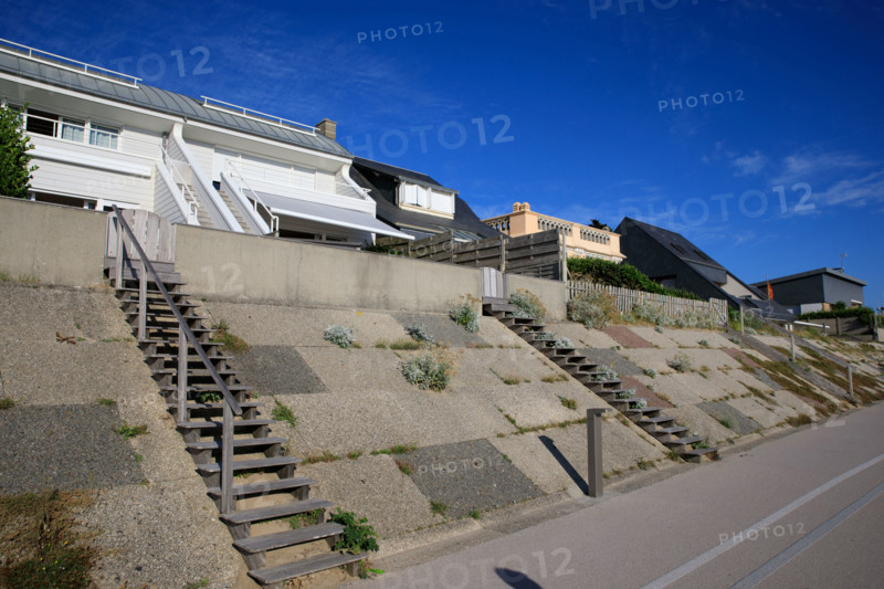 france, region Normandie, Manche, cotentin, Agon coutainville,  plage, promenade de Chausey,