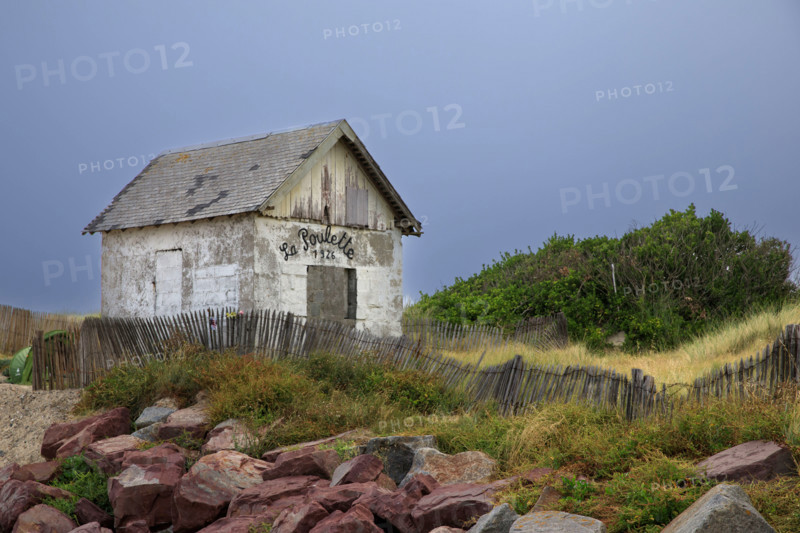 France, region Normandie, Manche, cotentin, Agon coutainville,  corniche du senequet? plage de la Poulette