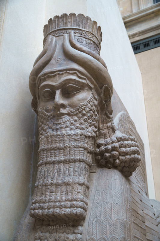 Paris, Musée du Louvre, gardien de porte du palais de Sargon II