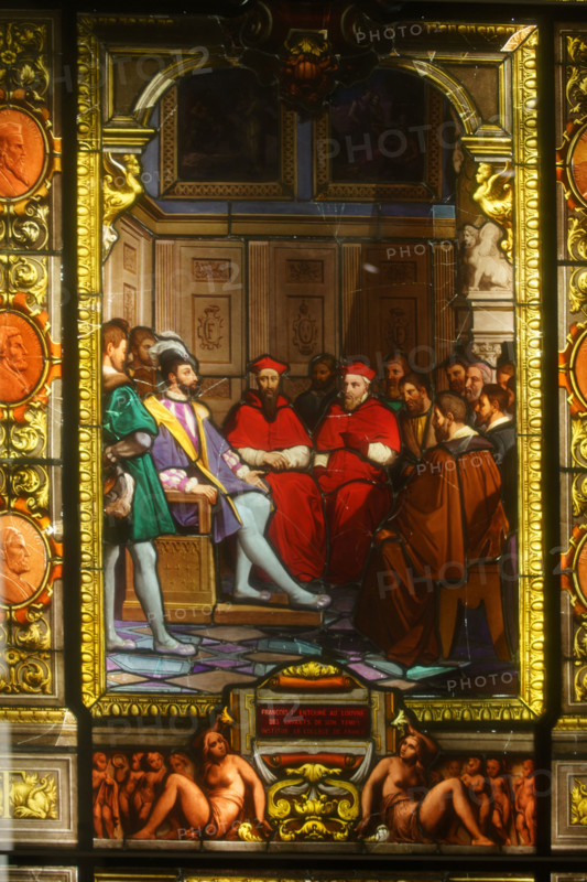 Paris, The Louvre, Francis I establishing the Collège de France