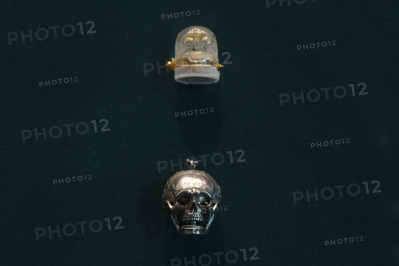 Paris, The Louvre, skull-shaped watches