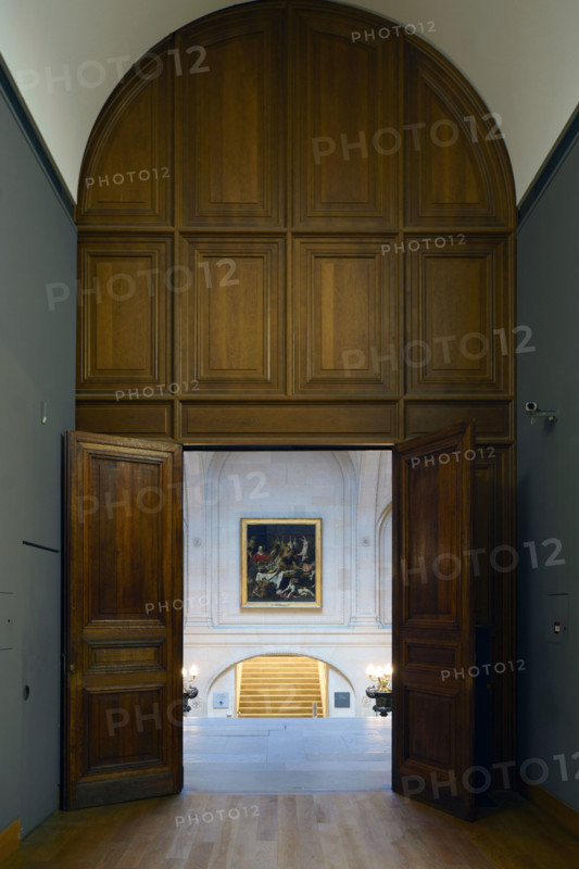 Paris, The Louvre, the Escalier Lefuel