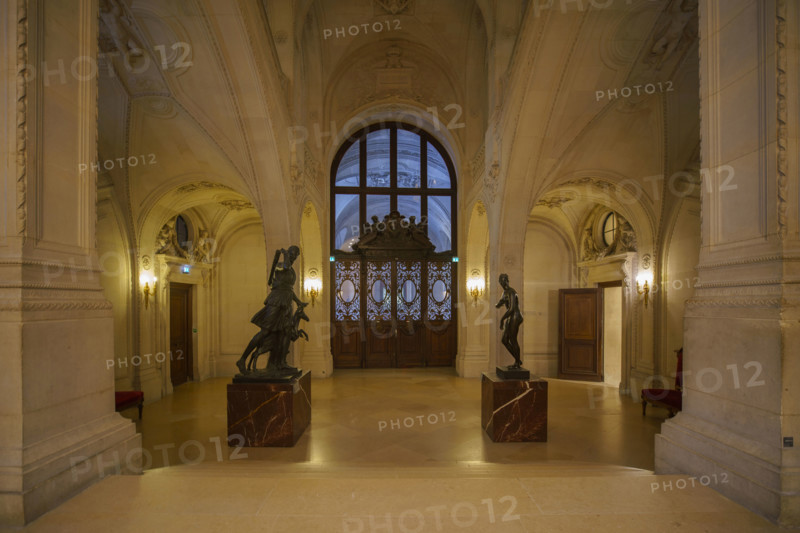 Paris, The Louvre, the Escalier Lefuel