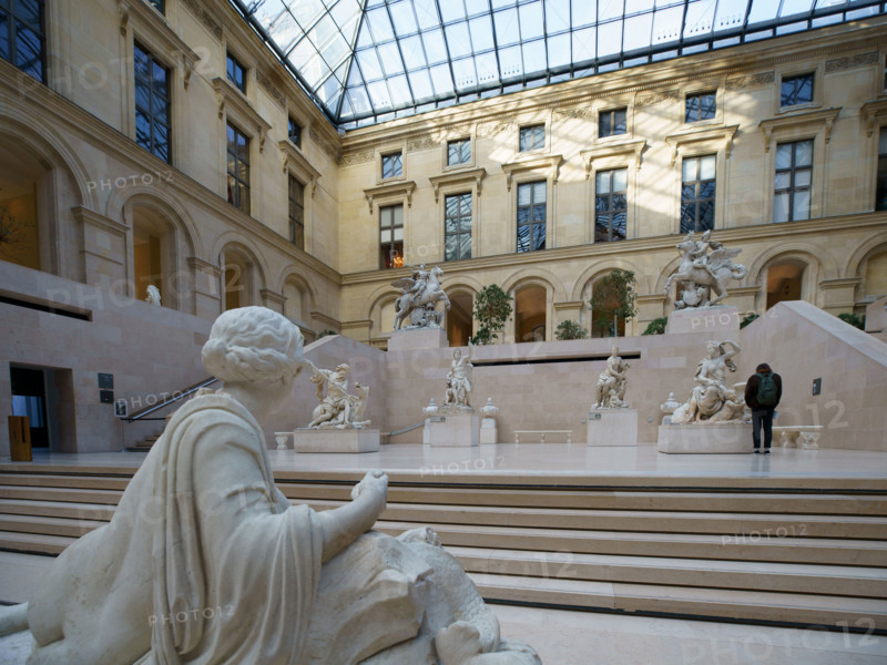 Paris, The Louvre, the Cour Marly