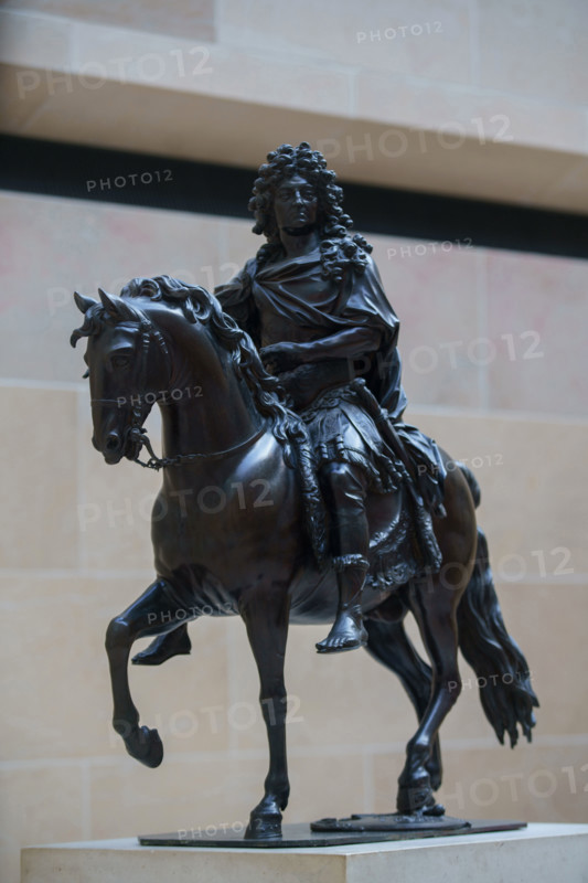 Paris, The Louvre, statue of Louis XIV