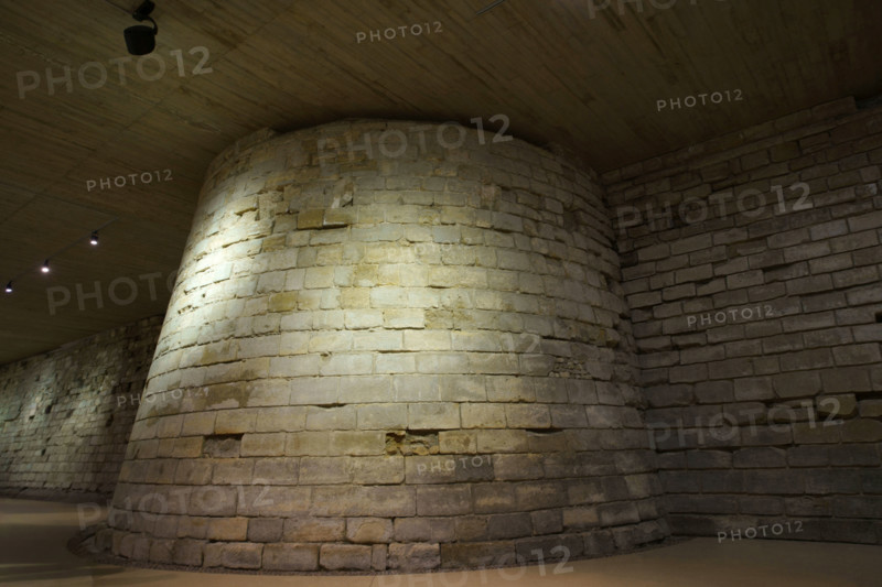 Paris, The Louvre, moats of the Medieval Louvre