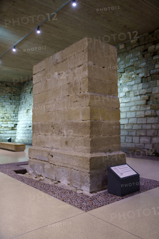 Paris, The Louvre, moats of the Medieval Louvre