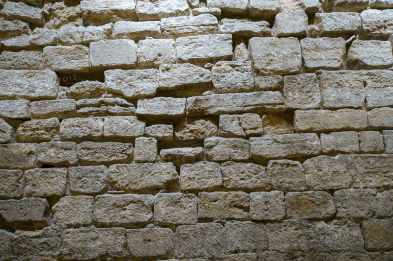Paris, The Louvre, moats of the Medieval Louvre
