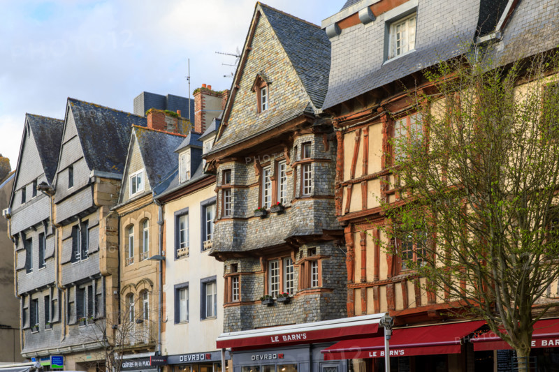 FRance, région Bretagne, Côtes d'Armor, lannion,place du général Leclerc,