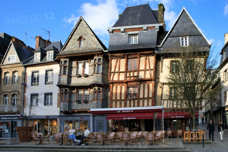FRance, région Bretagne, Côtes d'Armor, lannion,place du général Leclerc,