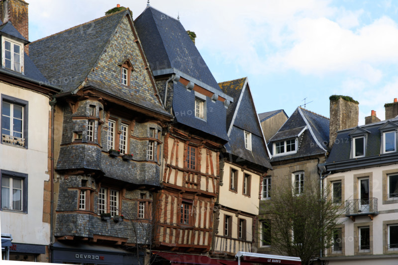 FRance, région Bretagne, Côtes d'Armor, lannion,place du général Leclerc,