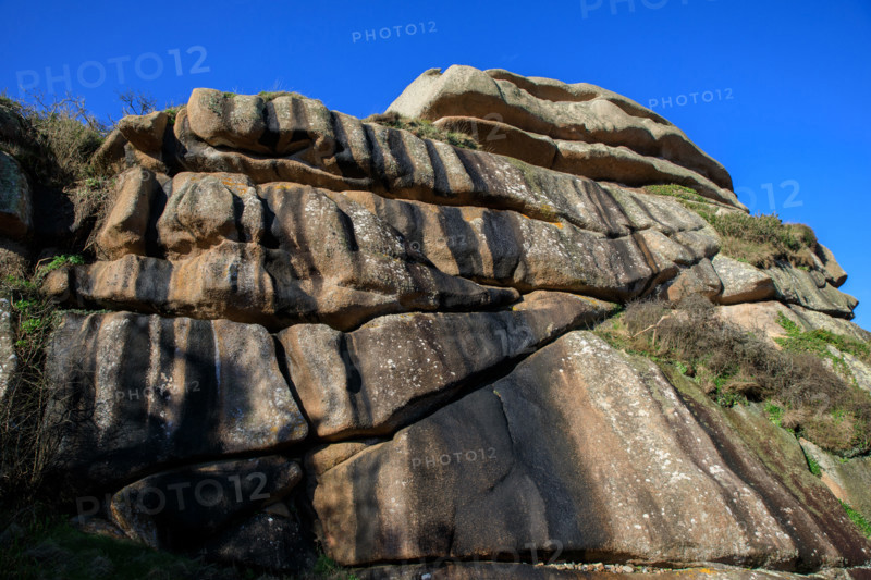 france, région Bretagne, Côtes d'Armor, côte de granit rose, Ploumanac'h, les rochers