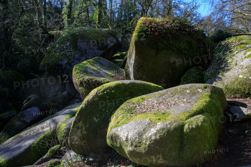 FRance, région Bretagne, Finistère, Huelgoat, les rochers, cahos de huelgoat,