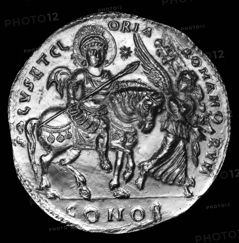 Médaille de l'Empereur byzantin Justinien Premier (527-565) -