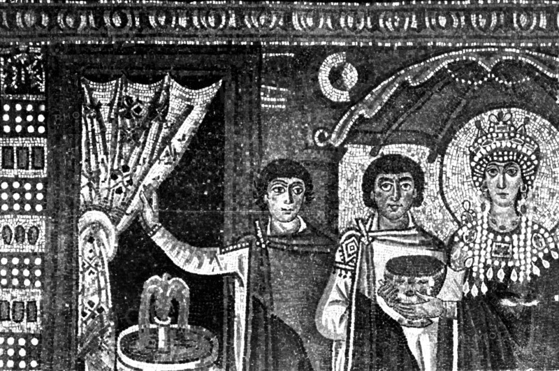 Théodora - Impératrice d'Orient (527-548) - Théodora et sa cour -