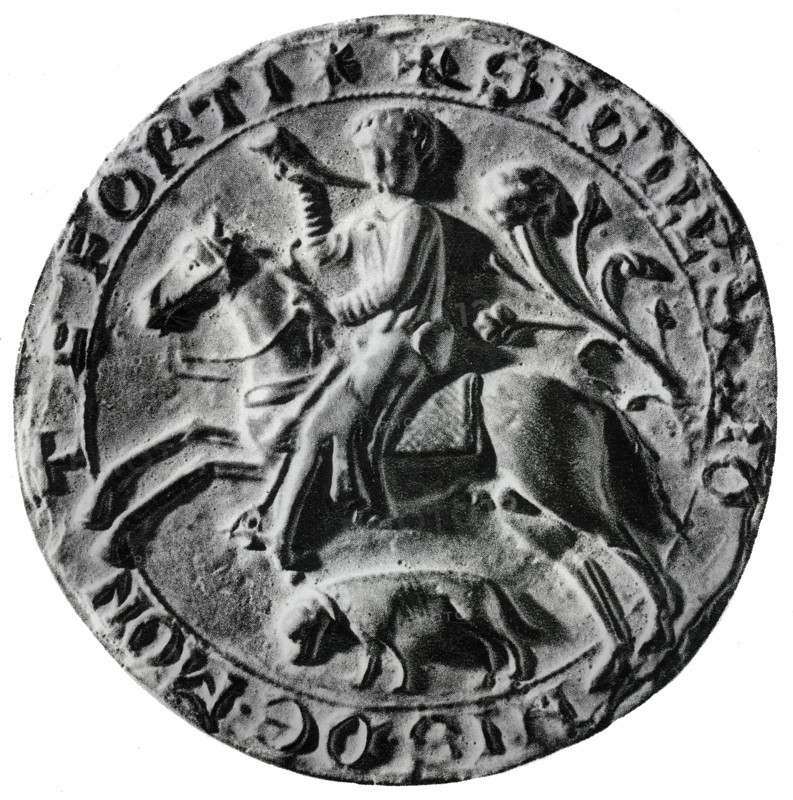 Seal of Simon de Montfort (1209) -