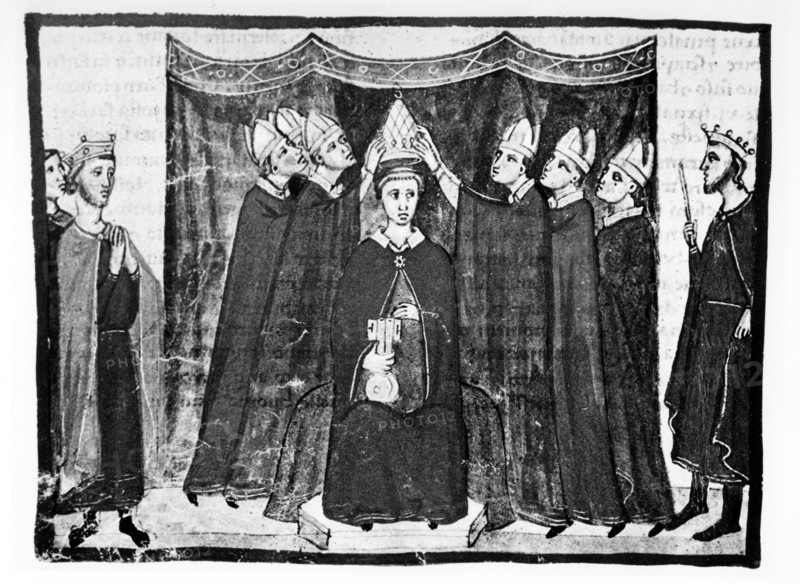 Sacre de Clément V qui s'établit en Avignon en 1309 -