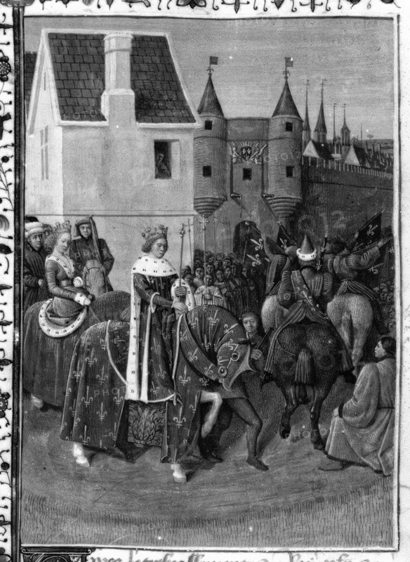 Entry in Paris of John II of France and Joan I
