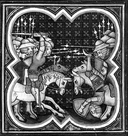 Death of Godefroy d'Harcourt