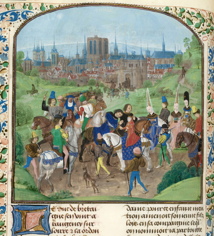 Arrival of Louis II of Anjou in Paris