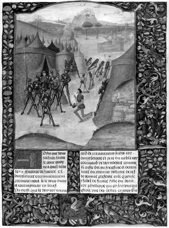 Le camp du roi Edouard