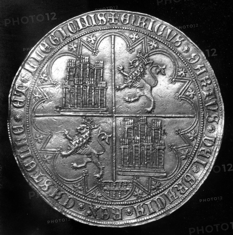 Henri IV, king de Castille, détrôné by its vassal into 1465