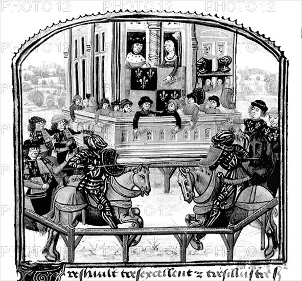 Outrageous fight according to the order made by the kings of England