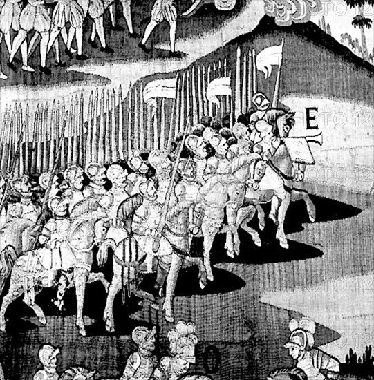 Detail of the battle of Jarnac