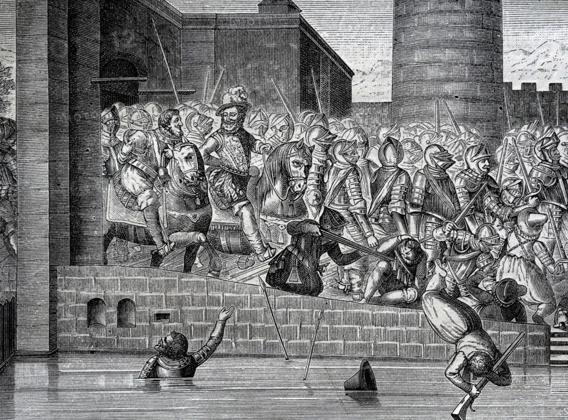 King Henry IV's entry into Paris in 1594