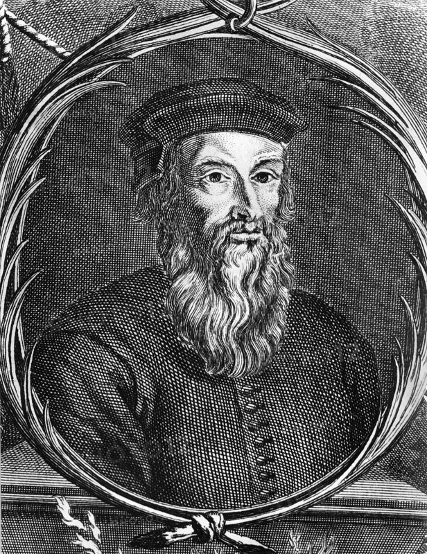 Le Protestant Wiclef (gravure du XVIIIe)