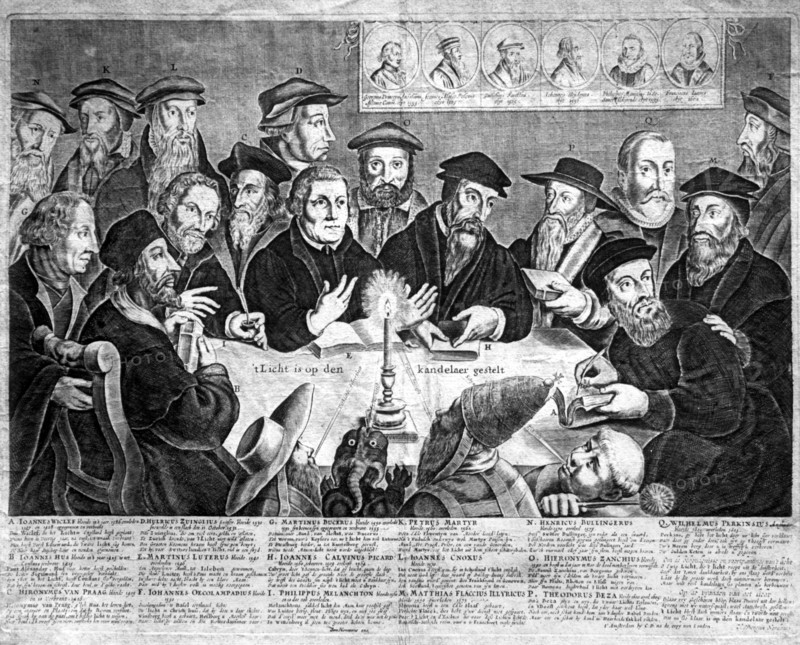 Luther and his school-fellows the reformed religion