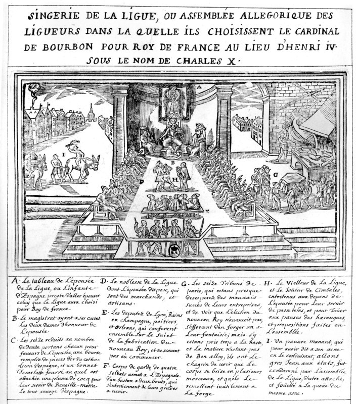 Caricature de la Ligue