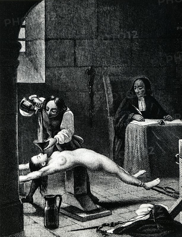 Salle de tortures - Epreuve de l'eau - Peut-être la Brinvilliers -