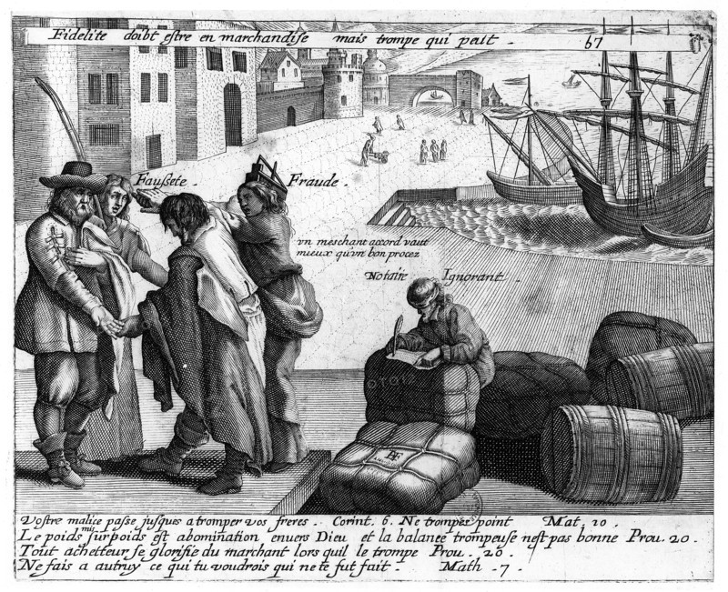 Caricature du commerce