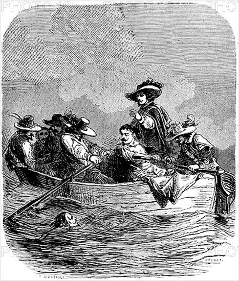 La traversée de la Manche. Les Trois Mousquetaires.