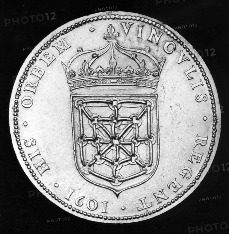 Médaille en or aux armes de Navarre - 1601 -