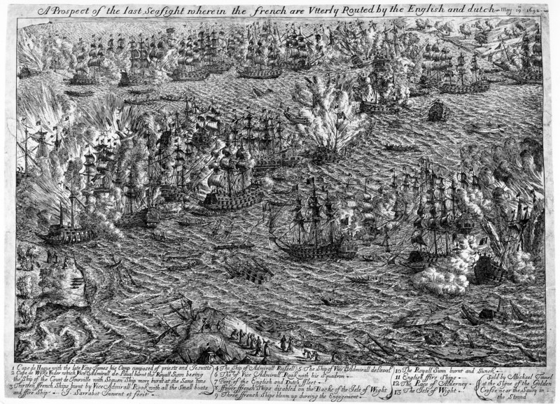La Hague naval Action between French, English and Dutchman